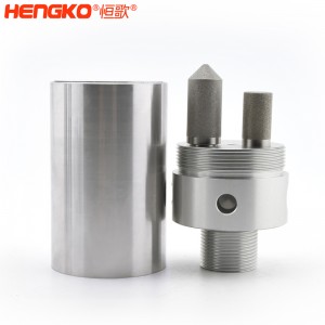 316不銹鋼樣氣過濾器耐高壓高強(qiáng)度易清洗,用于污水管道氣體檢測分析高溫氣體取樣探頭過濾器