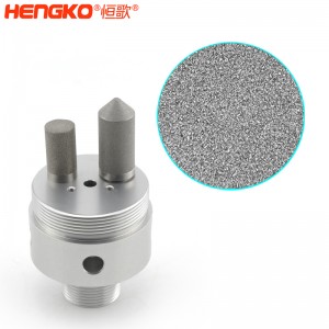 316不銹鋼樣氣過濾器耐高壓高強(qiáng)度易清洗,用于污水管道氣體檢測分析高溫氣體取樣探頭過濾器