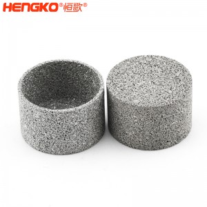 恒歌粉末燒結不銹鋼除塵濾筒透氣工業過濾器過濾精準滲透性好_用于制藥化工純水過濾