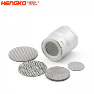 廠家定制氣體傳感器探頭防爆片耐600度高溫隔火焰,用于液化氣處理316不銹鋼阻火網片