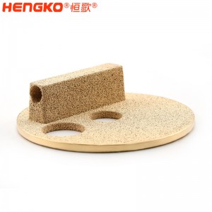 恒歌金屬微米多孔粉末燒結(jié)黃銅、青銅、銅濾芯濾筒 按需設(shè)計各規(guī)格銅濾芯過濾器