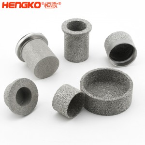 定制0.2-90um粉末燒結不銹鋼濾筒結構穩定抗沖擊,用于化工食品水處理