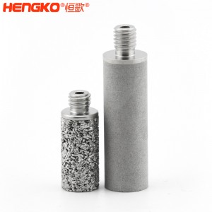 廠家來圖定制粉末燒結316L不銹鋼過濾器濾芯防塵耐腐蝕，用于化工制藥
