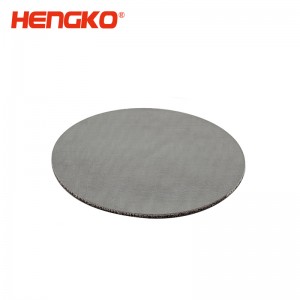 燒結不銹鋼過濾片防塵防爆透氣，廠家直銷微納米級多孔金屬濾芯