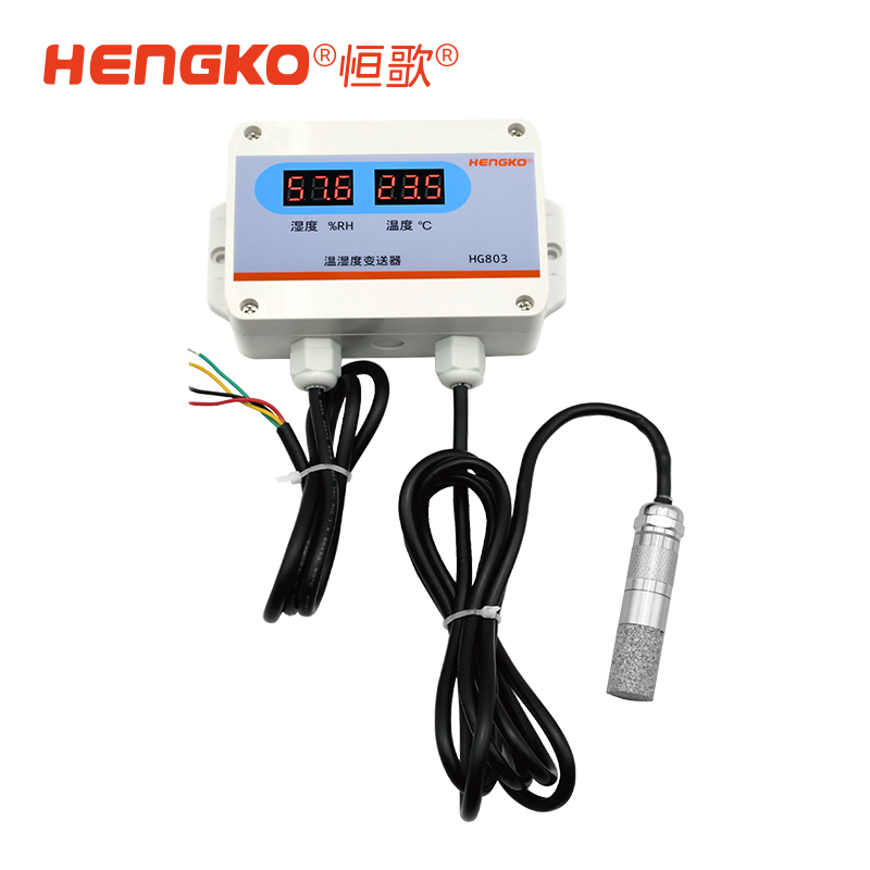 RS485帶顯-HG803-6C8P-01溫濕度變送器 Featured Image
