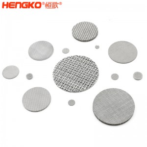 濾芯廠家生產氧氣傳感器不銹鋼燒結防爆網孔隙均勻,多層網燒結濾片隔爆元件
