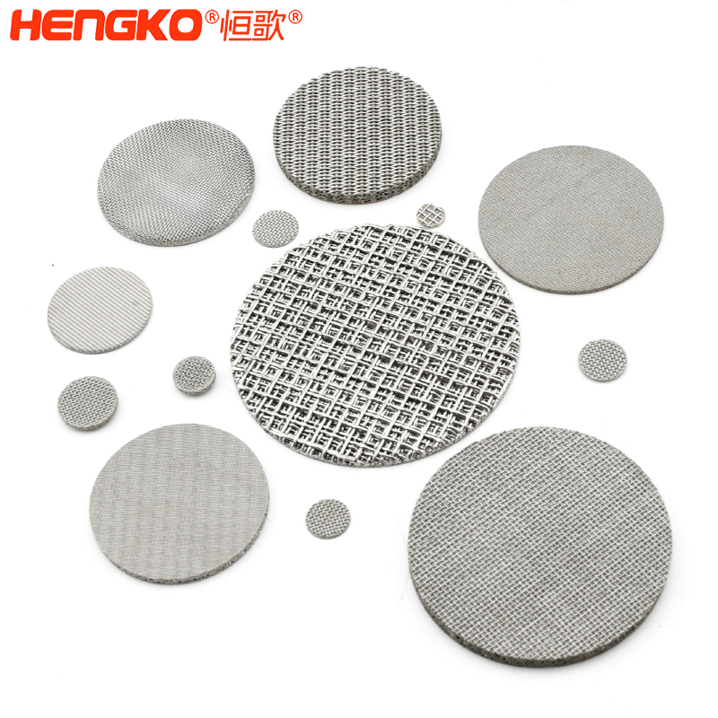 廠家定制氣體傳感器探頭防爆片耐600度高溫隔火焰,用于液化氣處理316不銹鋼阻火網片 Featured Image