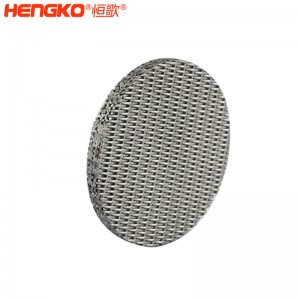 廠家定制氣體傳感器探頭防爆片耐600度高溫隔火焰,用于液化氣處理316不銹鋼阻火網片