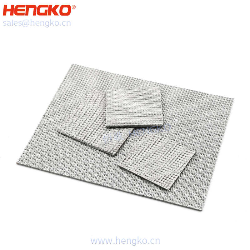 濾芯廠家直銷微米級燒結不銹鋼絲網濾板_使用壽命長易清洗流化床用不銹鋼網濾芯 Featured Image