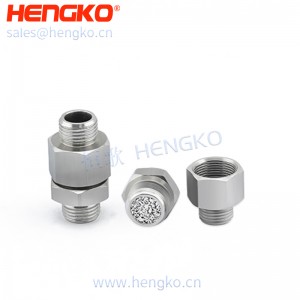 恒歌定制醫(yī)療級(jí)316L不銹鋼過濾器濾芯,高流量無創(chuàng)呼吸機(jī)氣源入口配件